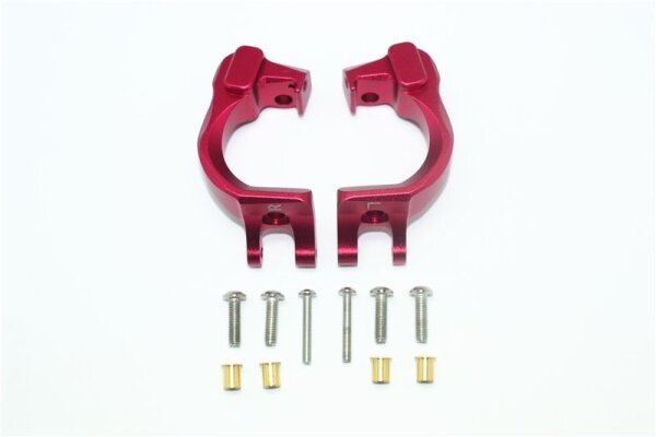 Aluminium C-Hubs vorn rot