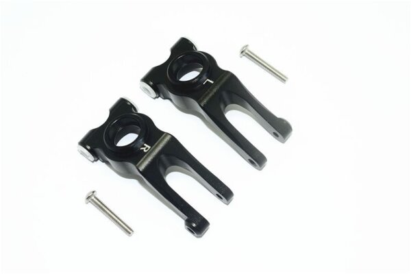 Aluminium Radträger hinten schwarz
