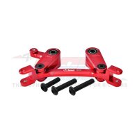 Aluminium Lenk-Set rot