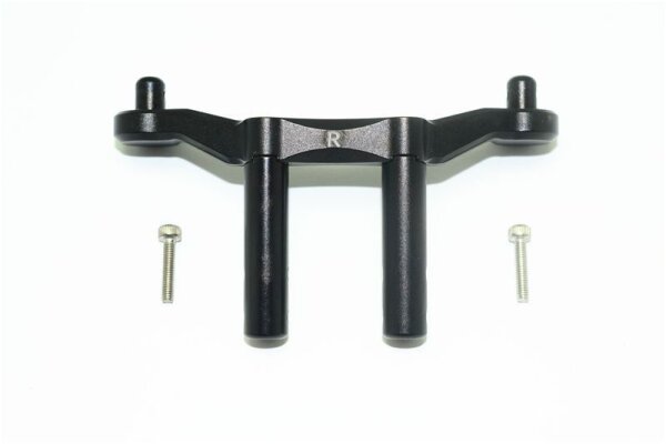 Aluminium Karosseriehalter hinten schwarz