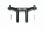 Aluminium Karosseriehalter hinten schwarz