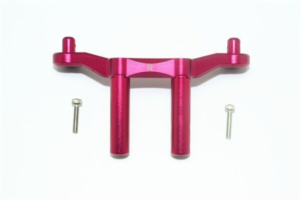Aluminium Karosseriehalter hinten rot