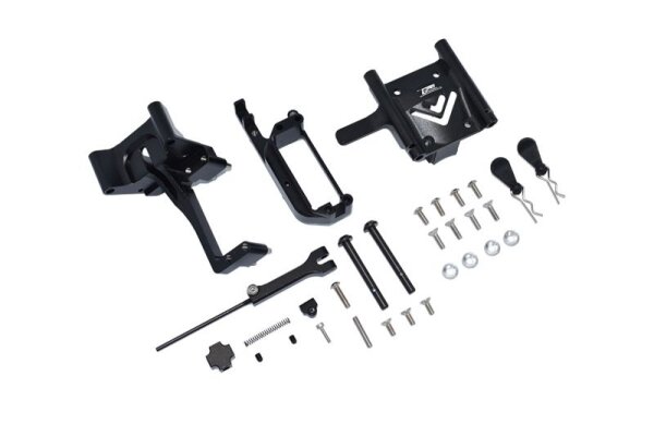 Aluminium Handbremse und Diffabdeckung mitte schwarz