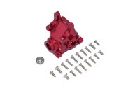 Aluminium Getriebegehäuse v/h rot (ohne Verstärkung)