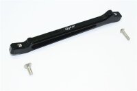 Aluminium Lenk-Supportbefestigung vorn schwarz