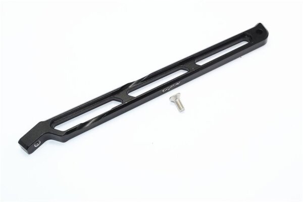 Aluminium Chassisstütze hinten schwarz