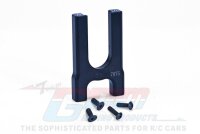 Aluminium Mitteldiffhalter vorne schwarz