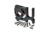 Aluminium Mitteldiffhalter mit Motorbefestigung schwarz