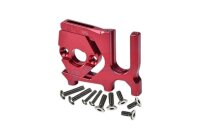 Aluminium Mitteldiffhalter mit Motorbefestigung rot