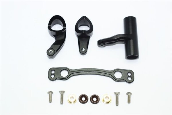 Aluminium Lenkungs-Set schwarz