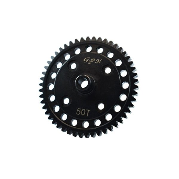 Chrom-Stahl Hauptzahnrad 50Z schwarz