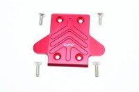 Aluminium Chassisplatte hinten rot