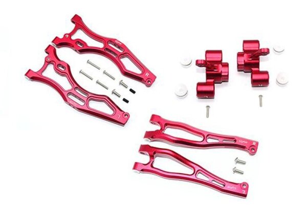 Aluminium Aufhängungs-Set vorn rot