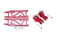Aluminium Aufhängungs-Set hinten rot