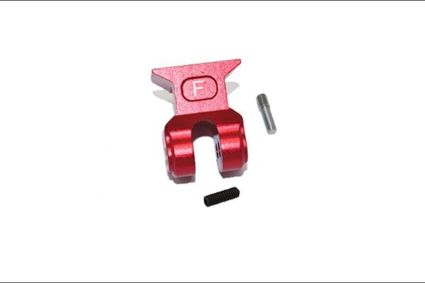 Aluminium Chassisstrebenbefestigung vorn rot
