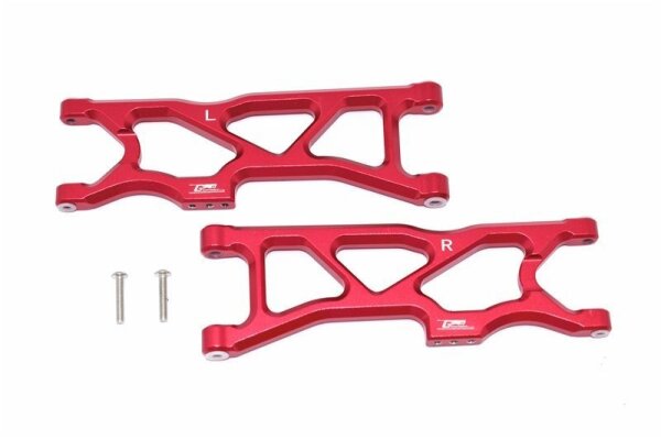Aluminium Querlenker unten hinten rot