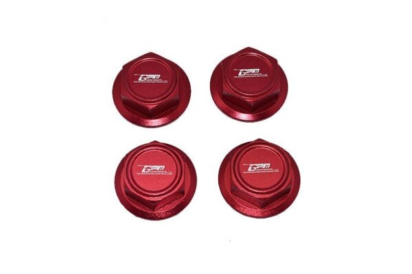 Aluminium Radnabenabdeckung rot