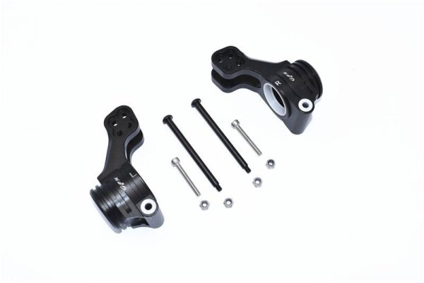 Aluminium Radträger hinten schwarz