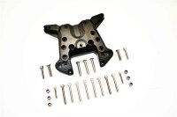 Aluminium Dämpfersteher hinten schwarz