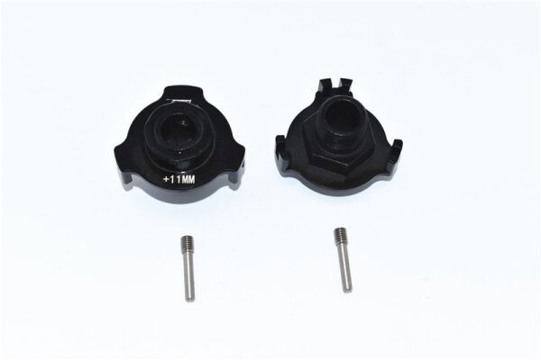 Aluminium Radmitnehmer Hex +11mm schwarz