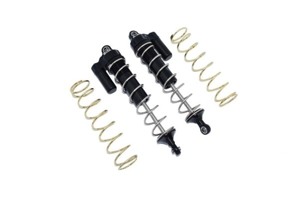 Alum. L-Shape Piggy Back Spring Dämpfer 177mm vorn schwarz