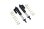 Alum. L-Shape Piggy Back Spring Dämpfer 177mm vorn schwarz