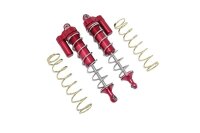 Alum. L-Shape Piggy Back Spring Dämpfer 177mm vorn rot