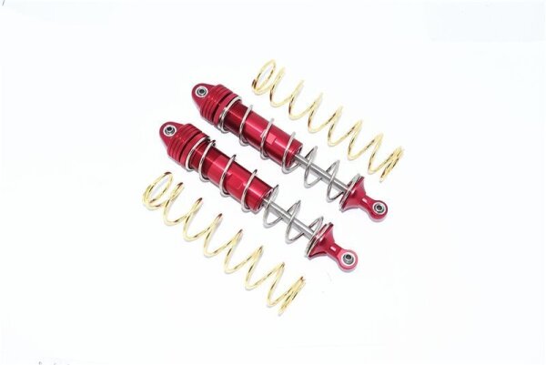 Aluminium Dämpfer 177mm vorn rot