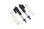 Alum. L-Shape Piggy Back Spring Dämpfer 187mm hinten schwarz