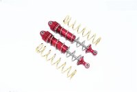 Aluminium Dämpfer 187mm hinten rot