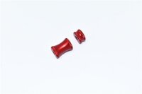 Aluminium Distanzhülsen f. Chassis Verstärkung hinten rot