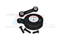 Aluminium 7075 Direkt-Montage Servo-Saver 25T schwarz