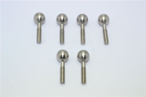 Edelstahl Pivotballs für Radträger hinten (6 Stk.)