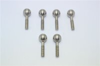 Edelstahl Pivotballs für Radträger hinten (6 Stk.)