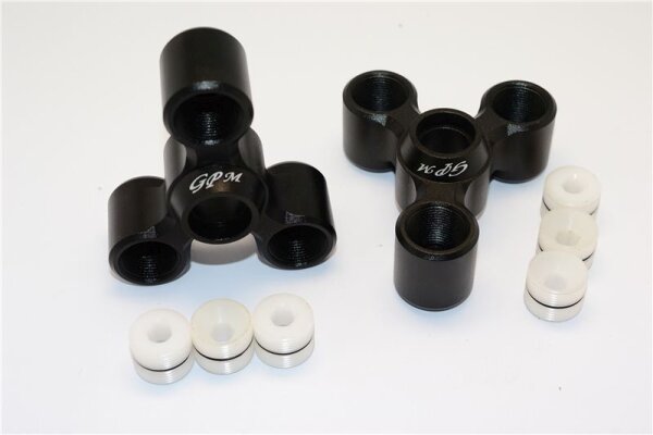Aluminium Radträger hinten schwarz