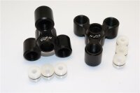 Aluminium Radträger hinten schwarz