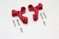 Aluminium Dämpferumlenkhebel v/h rot