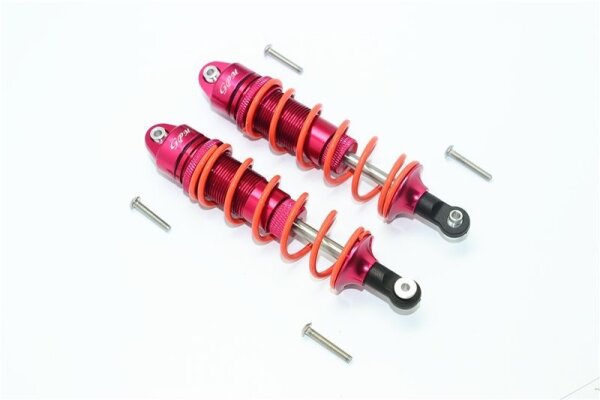 Aluminium Dämpfer 110mm v/h rot