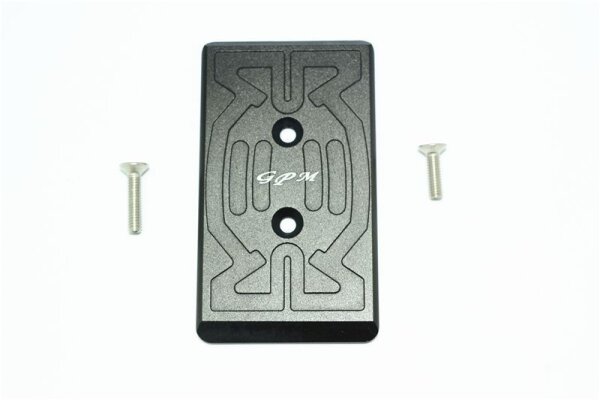 Aluminium Chassisbodenplatte vorn schwarz