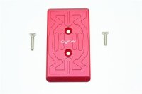 Aluminium Chassisbodenplatte vorn rot