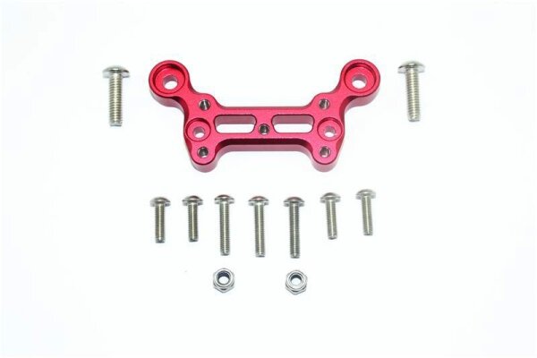 Aluminium Lenkungshalter oben vorn rot