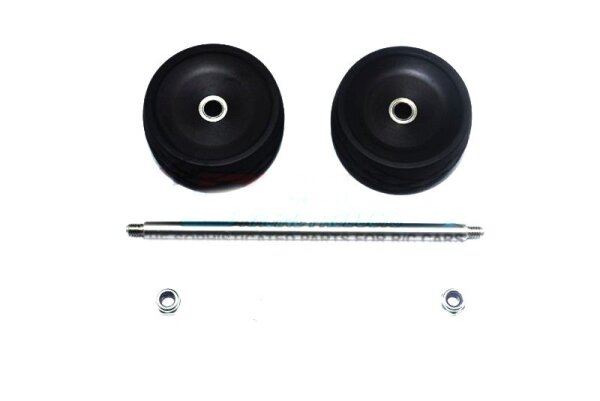 Ersatzräder für Wheelie Bar schwarz