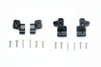 Aluminium Karosseriesteherbefestigung v&h schwarz