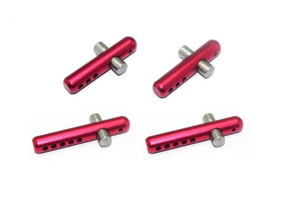 Aluminium Karosseriesteher rot (4 Stk.)