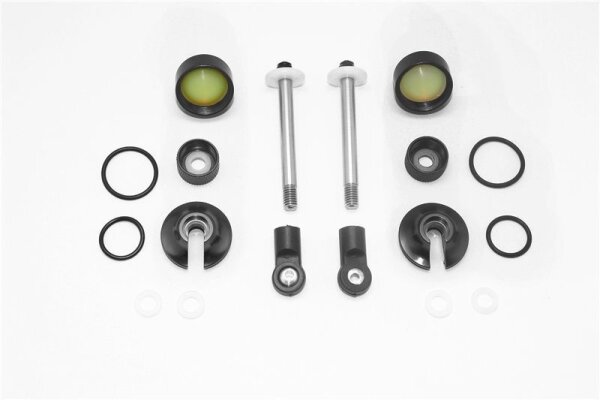 Aluminium Ersatzteile für Dämpfer vorn schwarz