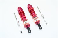 Aluminium Dämpfer vorn 100mm rot