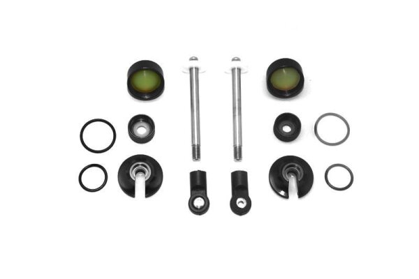 Aluminium Ersatzteile für Dämpfer hinten schwarz
