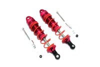 Aluminium Dämpfer hinten 110mm rot