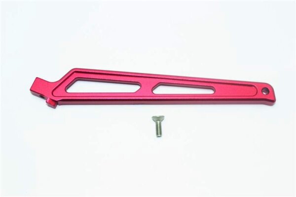 Aluminium Chassis Verstärkung hinten rot