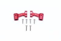 Aluminium Karosseriesteherbefestigung hinten rot